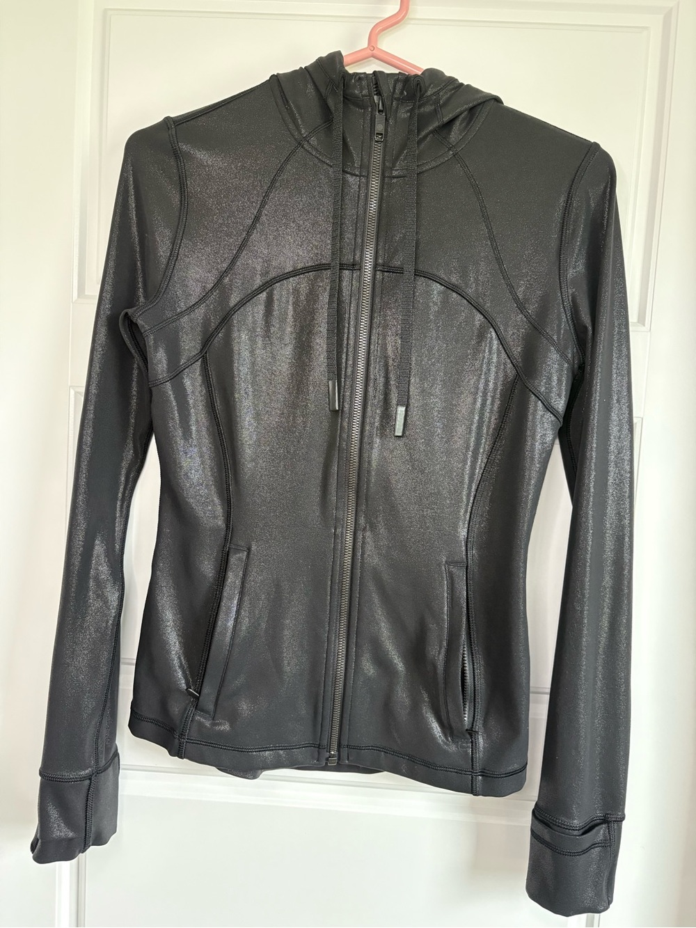 lululemon Nulu Black Performance Define jacket with Subtle Sheen
